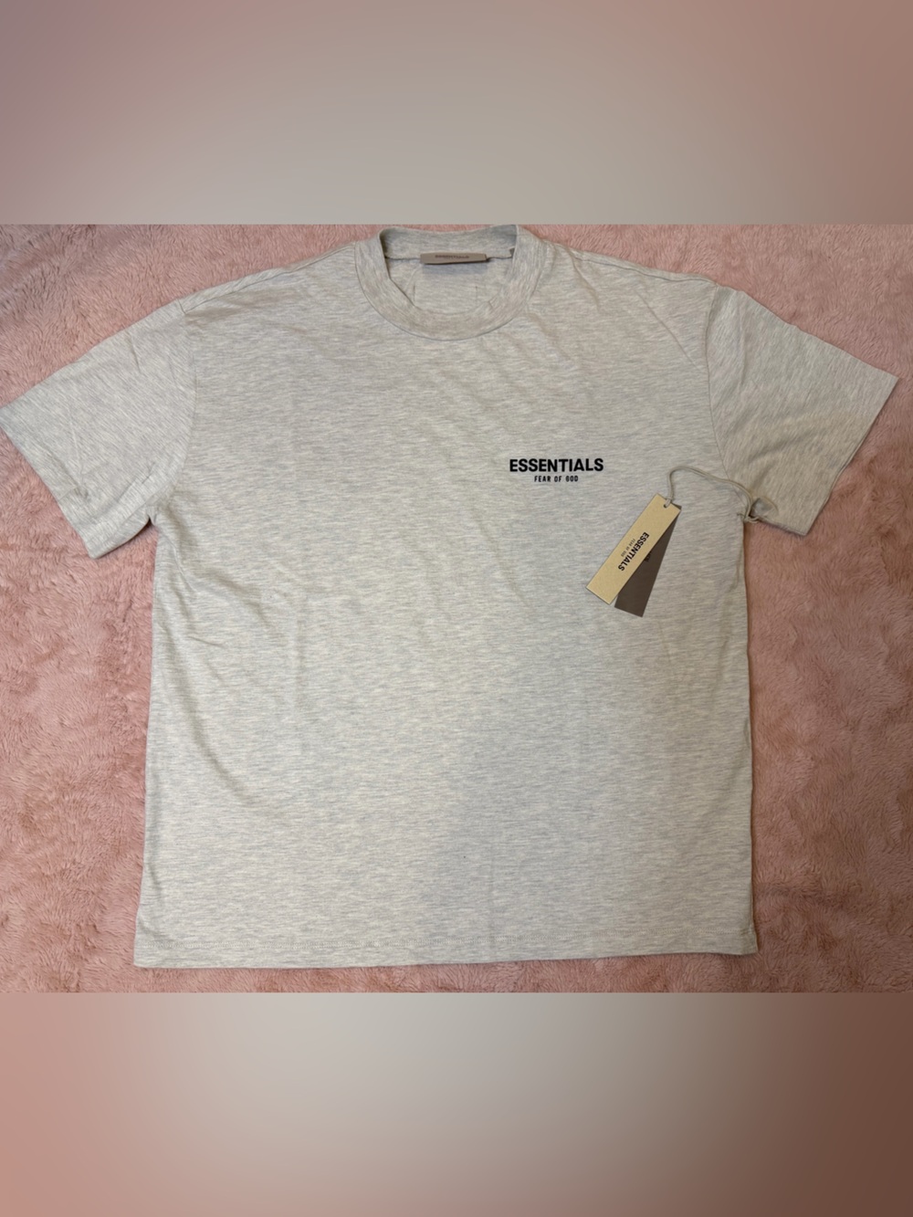 Light Oatmeal Fear Of God Essentials Tee